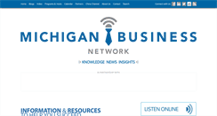 Desktop Screenshot of michiganbusinessnetwork.com